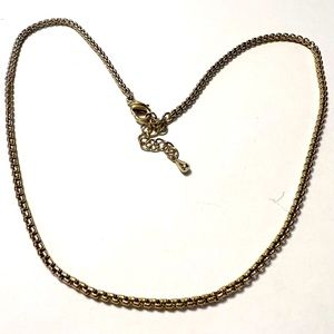 Gold color box chain 16 inches